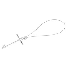 Pig Holder Adjustable Stainless Steel Pig Catcher Pole Trap Snare Farm Livestock Equipment