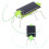 Jouet sauterelle solaire - ABS vert 14