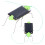 Jouet sauterelle solaire - ABS vert 6