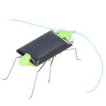 Jouet sauterelle solaire - ABS vert