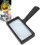 Lente d'ingrandimento tascabile 3X ABS compatta nera 7