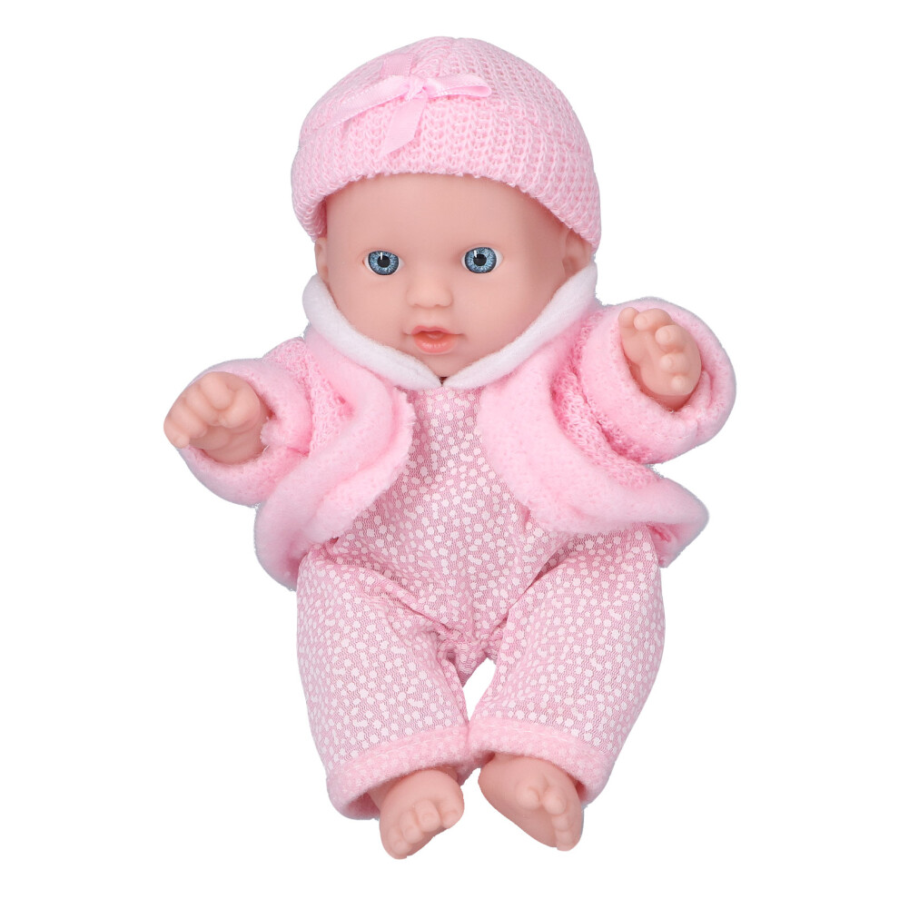 8 Inch Light SkinTone Baby Simulation Doll Play House Fashion Reborn Baby Doll Toys(Q8G-002 )-image-OPC-PHVYHVN-NEW