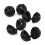 Pallina biochimica 200 pezzi 16 mm/0,6 in nero 5