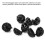 Biochem Ball Pro Batterio 26 mm / 1,0 in nero 100 pezzi 12