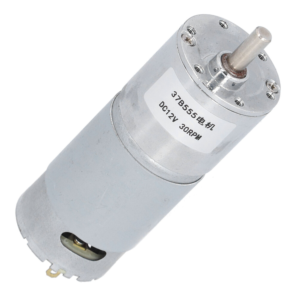 Gear Motor Electric Reduction Geared Box Industrial Control Accessories 30Rpm Dc12v 37B555 8421322396855