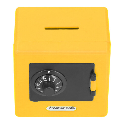 Coffre-fort de simulation 9,49,44,5 cm jaune 1