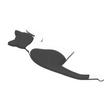 Magnete da frigorifero a forma di gatto A01, 29 g (1,0 oz) silicone