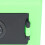 Coffre-fort vert pour rangement d'argent 9x9x6.5cm serrure à code 6