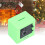 Coffre-fort vert pour rangement d'argent 9x9x6.5cm serrure à code 4