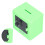 Coffre-fort vert pour rangement d'argent 9x9x6.5cm serrure à code 16