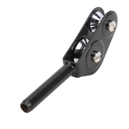 Guide de pointe à double rouleau pour canne à pêche 6,0 mm noir