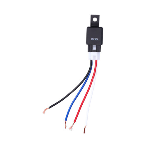 Relais étanche à 4 broches, 12 V, 40 A avec faisceau 1