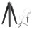 Supporto a treppiede da tavolo regolabile 19 cm 75 g nero 10