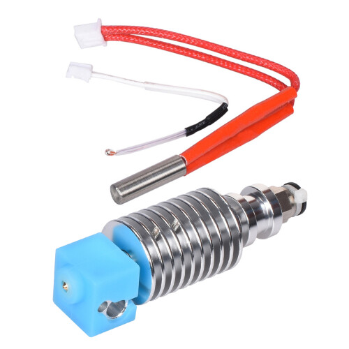 Buse chauffante V5 J-head 0.4mm, 12V/24V, argent, 1.75mm 2