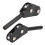 Guida a doppio rullo per canna, punta da 4,0 mm, lega nera 11