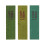 3 pezzi di blocchi lucidanti in gomma per chitarra Verde/Blu 2