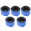 5 pièces Sangles de canne à pêche - 25  3 cm, bleu, élastiques 2