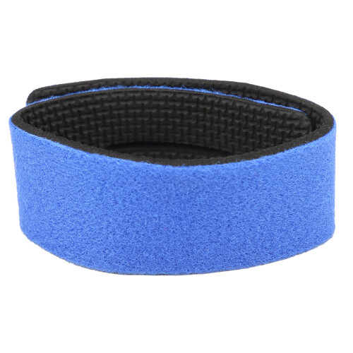 5 pièces Sangles de canne à pêche - 25  3 cm, bleu, élastiques 2