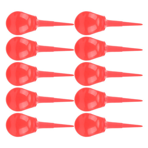 Golf Nail 10 pezzi, con forma di sedia curva, 8,3 cm, rosso