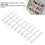 200 pièces de tips d’ongles transparents 2,40,95 cm Display 12