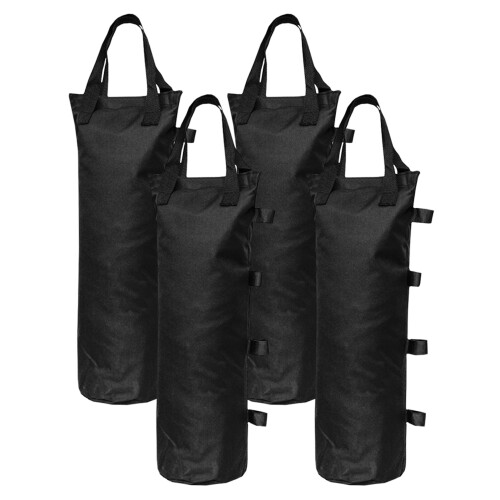 4 sacs de sable de 50 cm, noirs, pesant chacun 25-30 lb 2