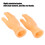 Tiny Hands 6 pezzi Copri dita in silicone - 7 cm, Multicolore 12
