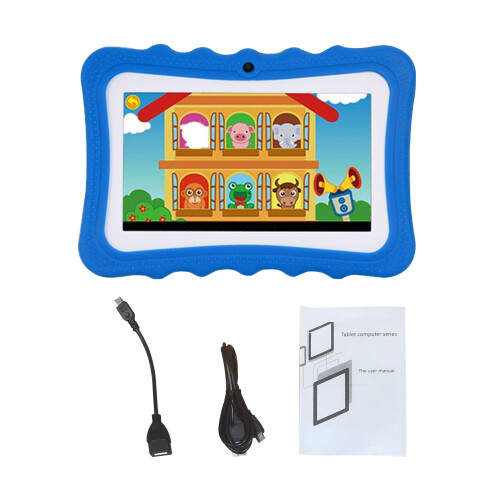 7in Tablet 1G+8G Memory 0.3MP Camera BT Wifi Kids Tablets Support for Android 7 for Gaming Learning 1