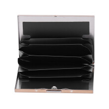 Porte-cartes en acier inoxydable or rose 3.1oz