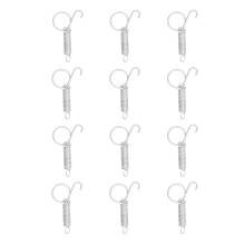 20 pièces crochet à ressort pour porte de cage L7,3x2,2 cm Couleur affichée