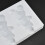 3Grid Moule à glaçons en silicone en forme d’ours, blanc, 52-80 g 8