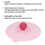 Couvercles de mug anti-poussière en silicone, rose, 10,1 cm 12