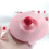 Couvercles de mug anti-poussière en silicone, rose, 10,1 cm 4