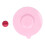 Couvercles de mug anti-poussière en silicone, rose, 10,1 cm 3