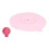 Couvercles de mug anti-poussière en silicone, rose, 10,1 cm 10
