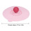 Couvercles de mug anti-poussière en silicone, rose, 10,1 cm 6