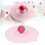 Couvercles de mug anti-poussière en silicone, rose, 10,1 cm 1