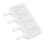 Moule à barres de glace triangulaire 4Grid blanc 52-80g 16
