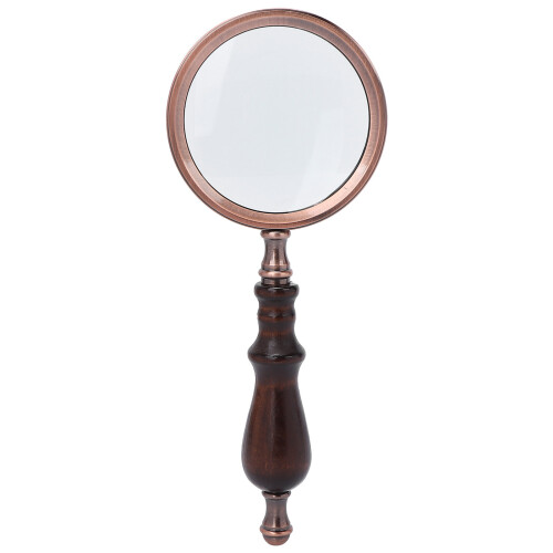 Loupe rétro 10x, poignée en bois, 22,5  9  3 cm 1