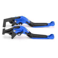 Verstellbare CNC-Aluminium Motorrad-Brems- und Kupplungshebel für FORZA 250/300/350 Blau