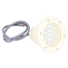 Lampe sous-marine 5 W à 21 LEDs couleur jaune lait, 10,8  9 cm