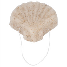 Éponge faciale konjac en forme de coquille - exfoliante
