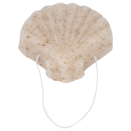 Éponge faciale konjac en forme de coquille - exfoliante
