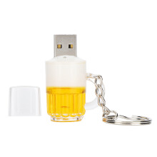 Mug à bière cartoon Clé USB USB 2.0 128 Go PVC+Métal