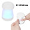 Sèche-vernis gel mini USB 16 W, 50  58  62 mm, blanc 8