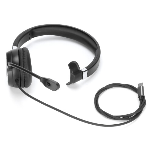 Casque mono oreille Type-C en ABS, rotatif à 90/330 1