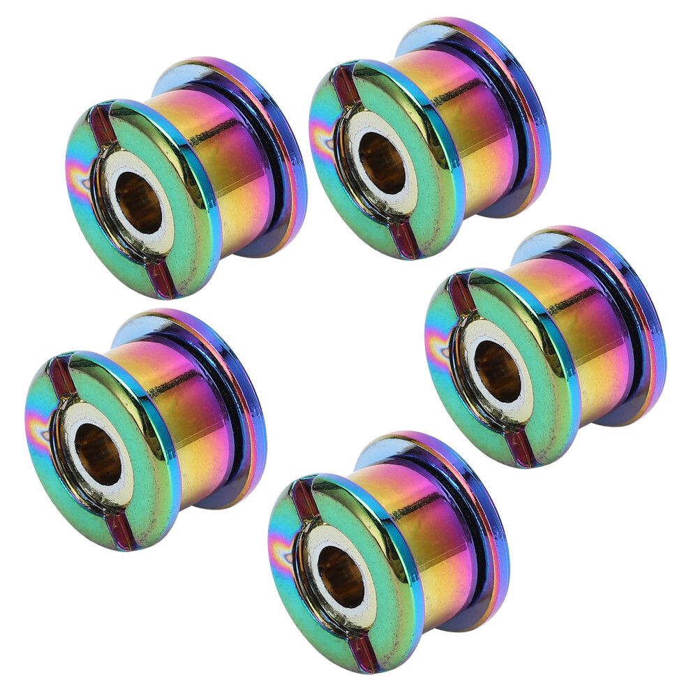 5Pcs Chainring Bolts Lightweight Rustproof Easily Install Disc Screw Chainwheel For Mountain Bike Road Bicycle(Multicolor ) 3301322407315