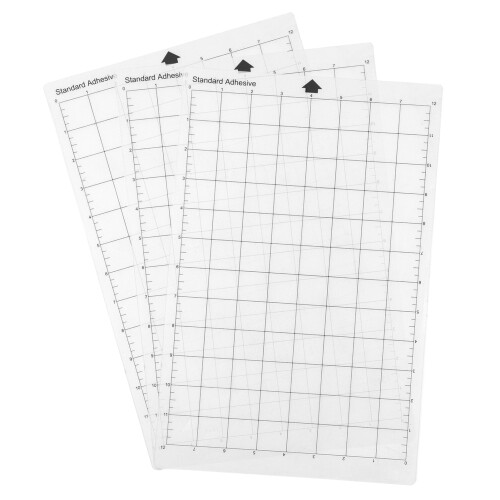 Plotter-Schneidematten 8x12 Zoll, transparent mit Gitter, 3er Pack für Bastelarbeiten 2
