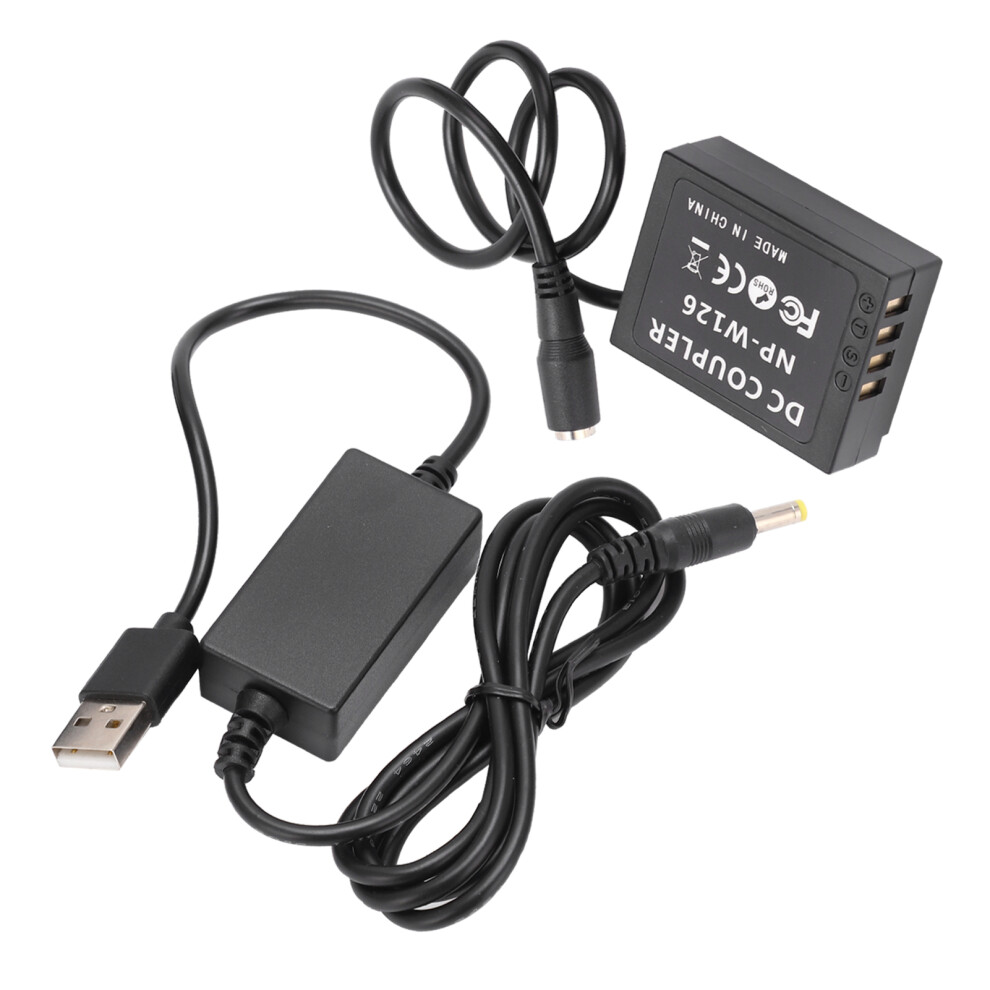NpâW126 Dummy Battery Dc Coupler Power Adapter With Usb Drive Cable For Fujifilm Xt2 Xt3 Xt20 Xh1 Xt20 X100f 4081322408367