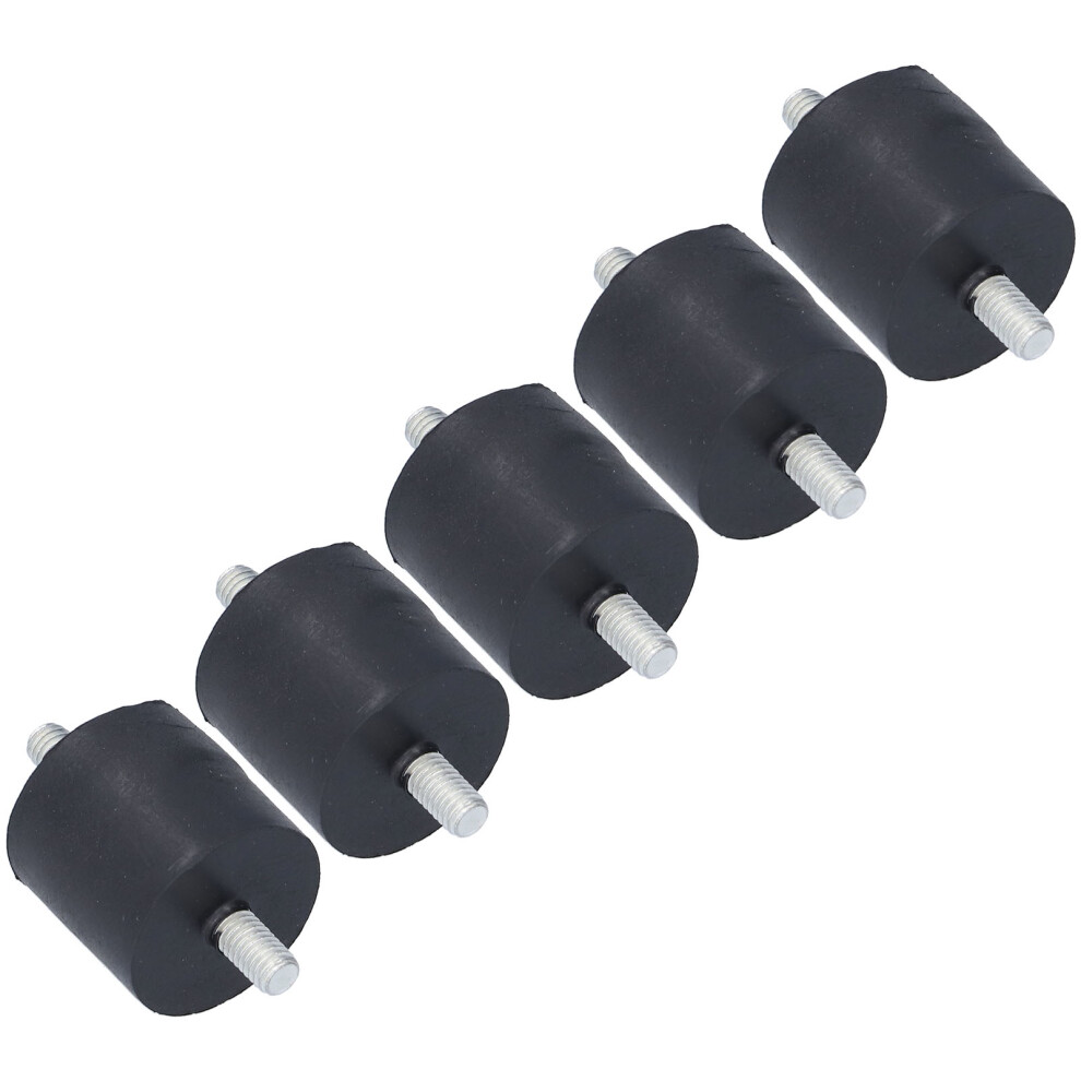 5Pcs Rubber Vibration Isolator Shock Absorption High Elasticity Good Cushioning Noise Reduction Rubber Mountsm8 9311322408582