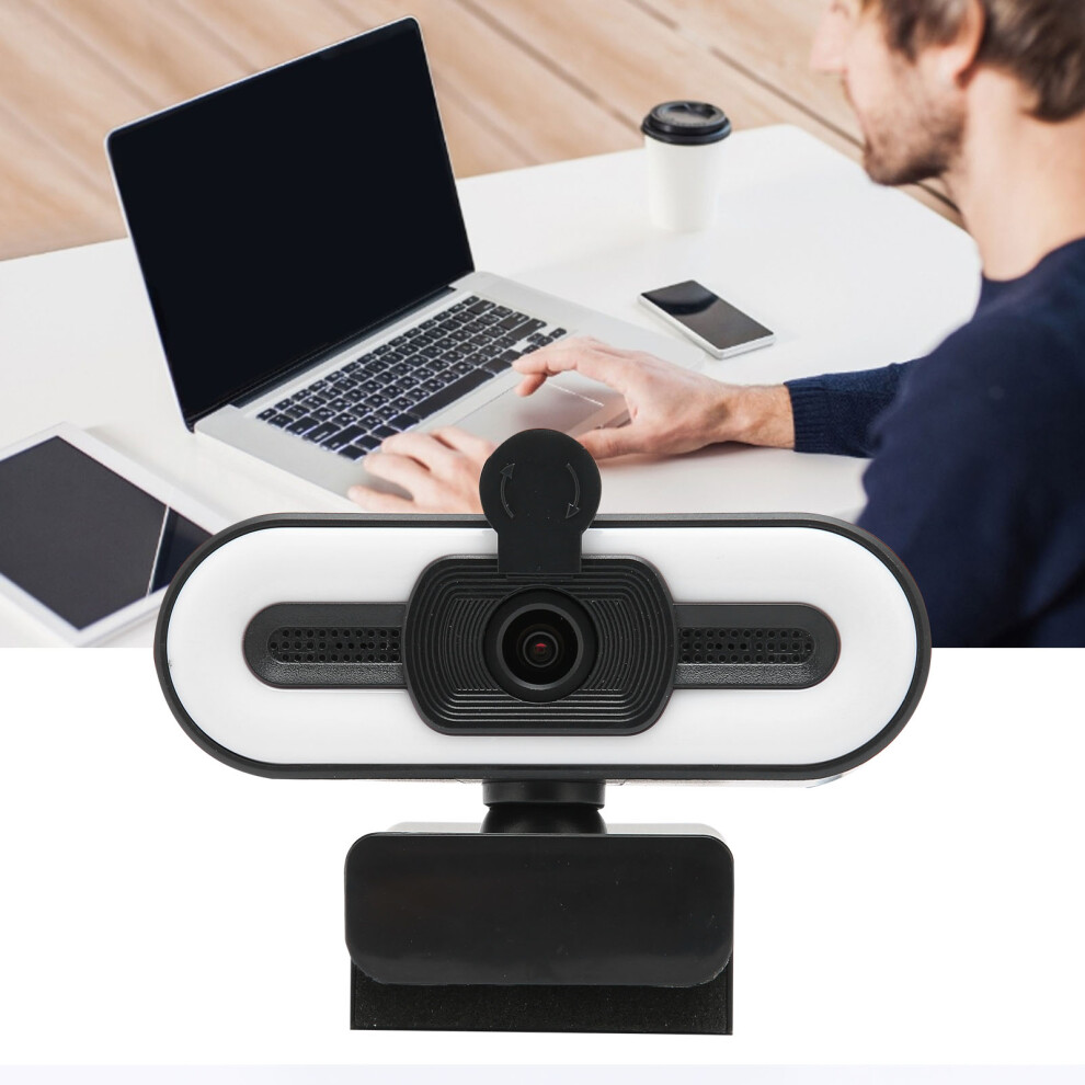 Light Webcam Usb2.0 1080P Hd 30Fps High Resolution Led Pc Camera With Microphone For Live Streaming Video Conference